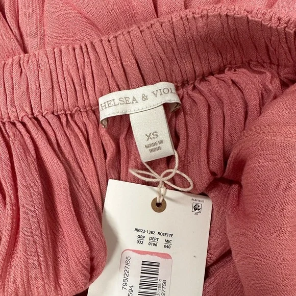 Chelsea & Violet Swimsuit Coverup BRAND NEW W/ TAGS Dusty Pink - Picture 5 of 5